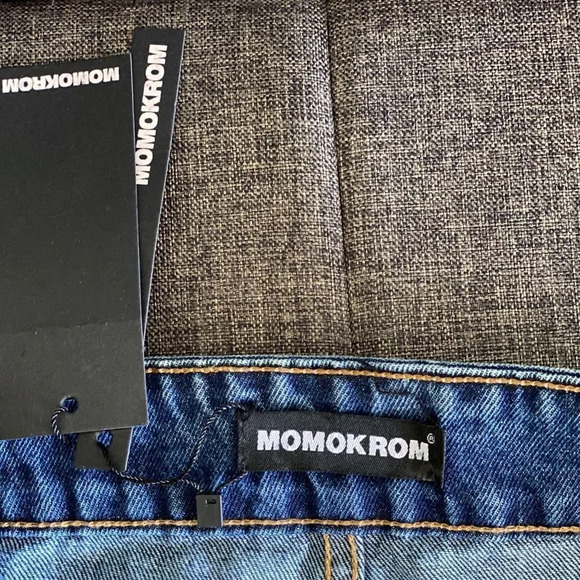 Momokrom On The Down-Low Denim Skirt - Picture 5 of 7